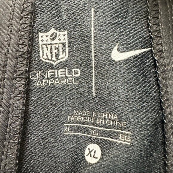 Pittsburgh Steelers Nike NFL On Field XL Full Zip Hooded Logo Jacket 597674-032 - Picture 6 of 11